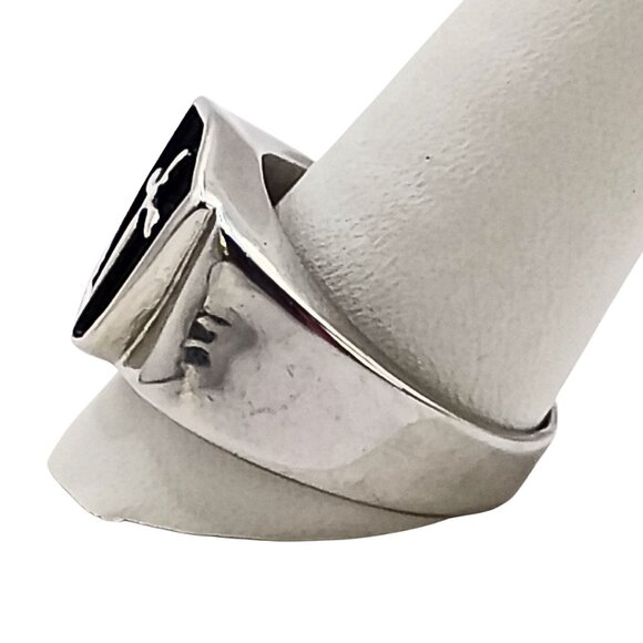 Mens Full Armor of God Stainless Steel Cross Ring Size 11.5 ArmoRing Religious - Picture 2 of 8